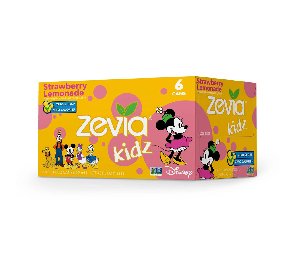 Zevia Kidz Strawberry Lemonade Zero Calorie Soda - Imagem 3